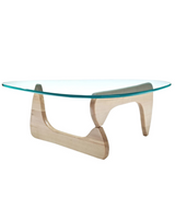 Midcentury Style Glass Coffee Table Large 130cm