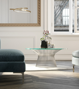 Glass Coffee Table 90cm