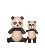 Panda Bear Wood Figurine