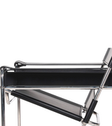 Wassily Bauhaus Tubular Accent Chair Full Leather
