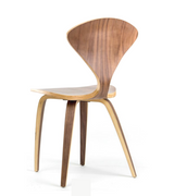 Norman Cherner Style Side Chair Walnut - Onske