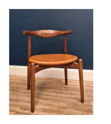 Elbow Cowhorn Style Round Dining Chair