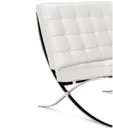 Two Seat Barcelona Sofa in Italian Leather - Onske