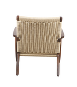 Hans Midcentury Style Natural Cord Armchair