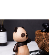 Panda Bear Wood Figurine