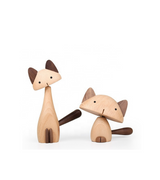 Cat Wooden Figurine