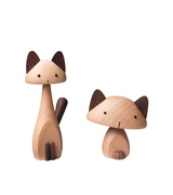 Cat Wooden Figurine