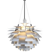 Cone Shaped Artichoke Style Pendant Ceiling Light 60cm
