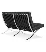 Two Seat Barcelona Sofa in Italian Leather - Onske