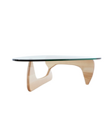 Tripod Glass Coffee Table 130cm