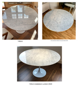 White Round Marble Dining Tables Onske