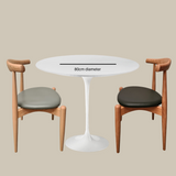 80cm Dining Table For Two and Elbow Style Chair Set