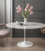 Marble Dining Table Tulip Style Choice of Size