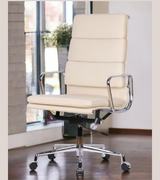 Eames 219 Style High Back Leather Office Chair