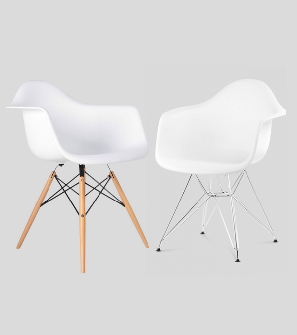 Outlet Item Eames Style Dining Arm Chairs