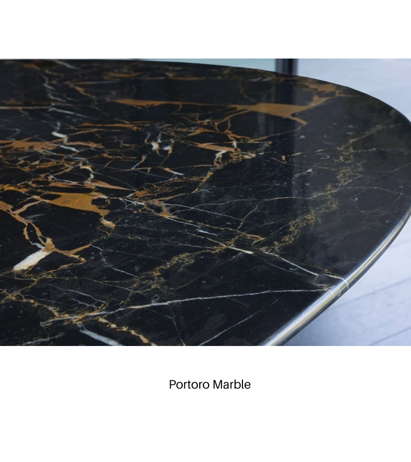 Marble Oval Coffee Table