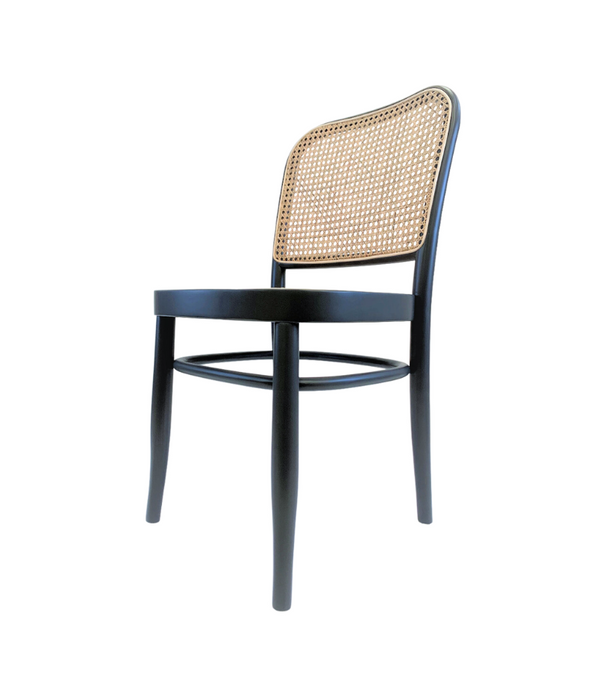 Outlet Item Hoffman Style Rattan Bistro Dining Chair Grey