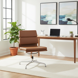Leather_Chestnut_Tan_swivel_office_chair no armrest