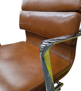 Menlo High Back Real Leather Executive Office Chair