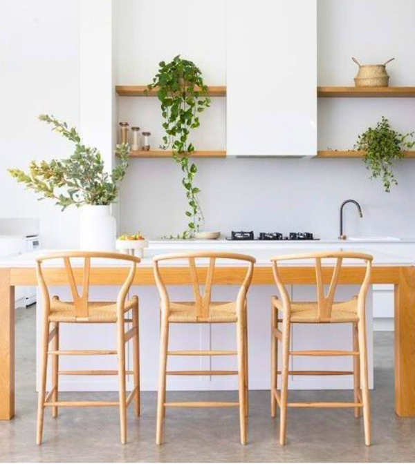 Lars Oak Scandi Style Counter Stool