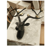 Outlet Item Stag Head with Birds