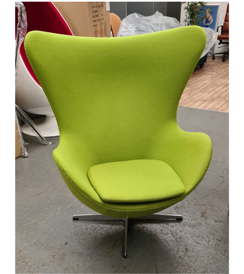 Outlet Item Egg Chair in Premium Cashmere Avocado C