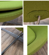 Outlet Item Egg Chair in Premium Cashmere Avocado C