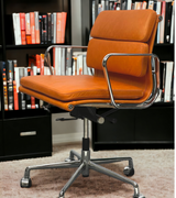 217 Eames Style Premium Aniline Leather Office Chair