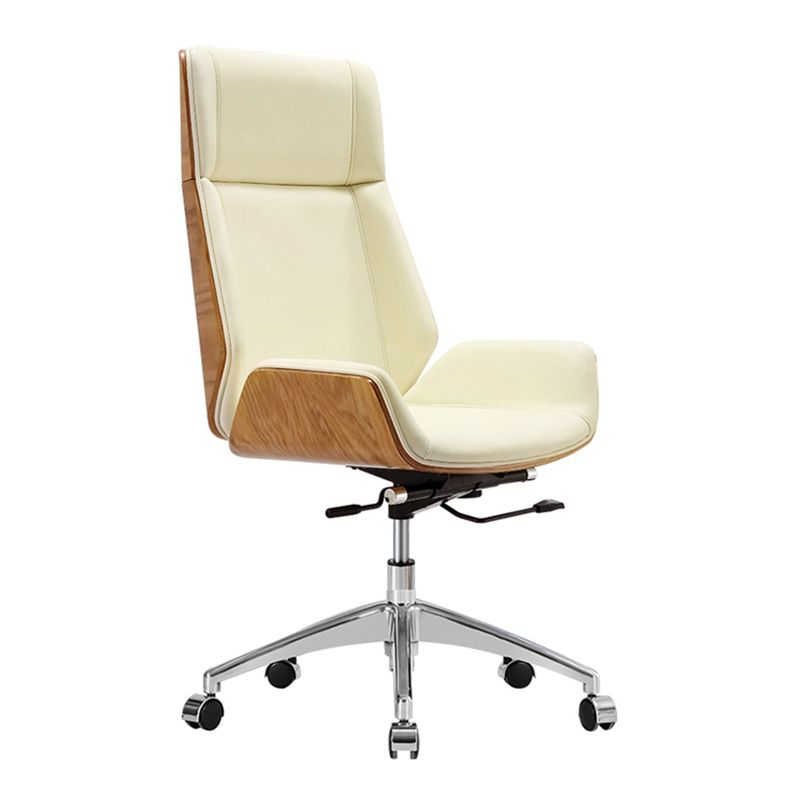 Alto Wood Veneered Leather Executive Office Chair
