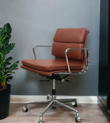 217 Eames Style Premium Aniline Leather Office Chair