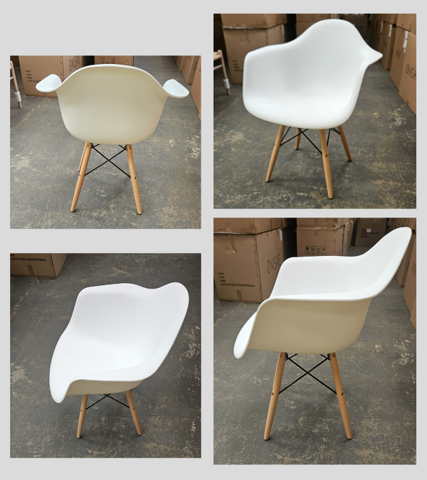 Outlet Item Eames Style Dining Arm Chairs