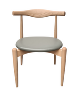 Round Dining Chair in ash wood