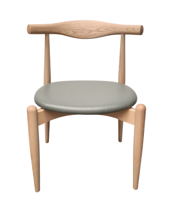 Elbow Cowhorn Style Round Dining Chair