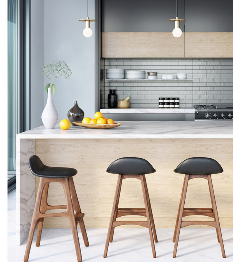 Stool Seat Scandinavian Design Counter Stools Bar Chair