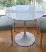 Marble Tulip Style Dining Table in Choice of Size