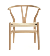 Lars American Oak Nordic Style Cord Seat Dining Chair