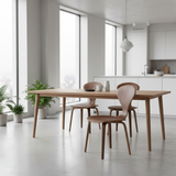 Cherner Style Dining Chair Oak or Walnut Veneer