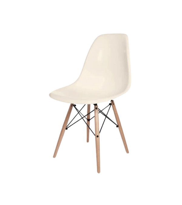 Outlet Item Cream Eames DSW Style Dining Chair