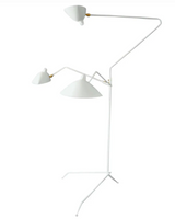 OUTLET ITEM Three Head Floor Lamp Mid-Century Mouille Style