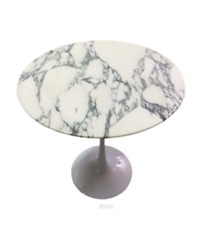 Arabescato Marble Tulip Dining Table in Choice of Size - Onske
