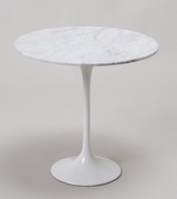 White Marble Tulip Lamp Table