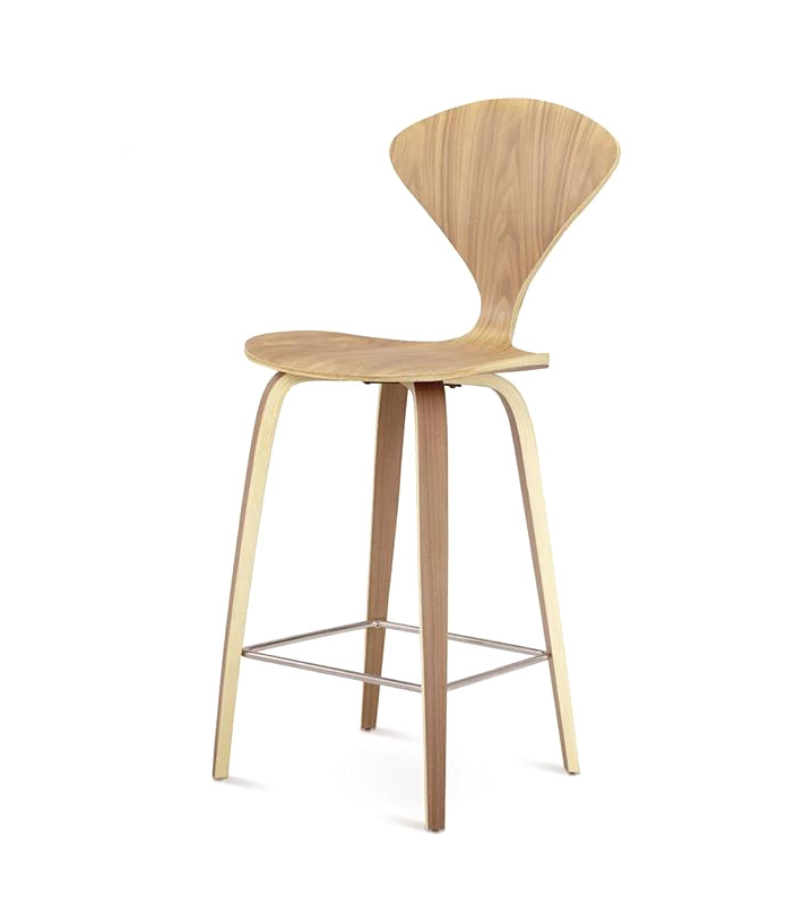 Cherner Style Counter Stool 65cm Seat Height in Oak