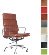 High Back Executive  Style Office Chair Full Leather - Onske