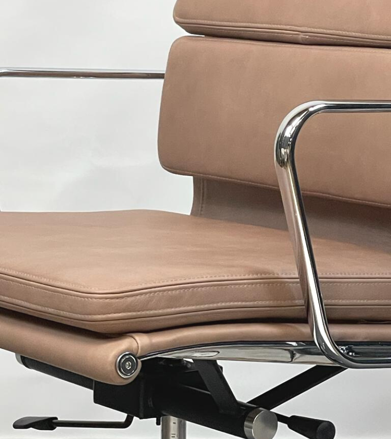 Neutral Office Chair | Stone Leather 217 Style Office Chair – Onske