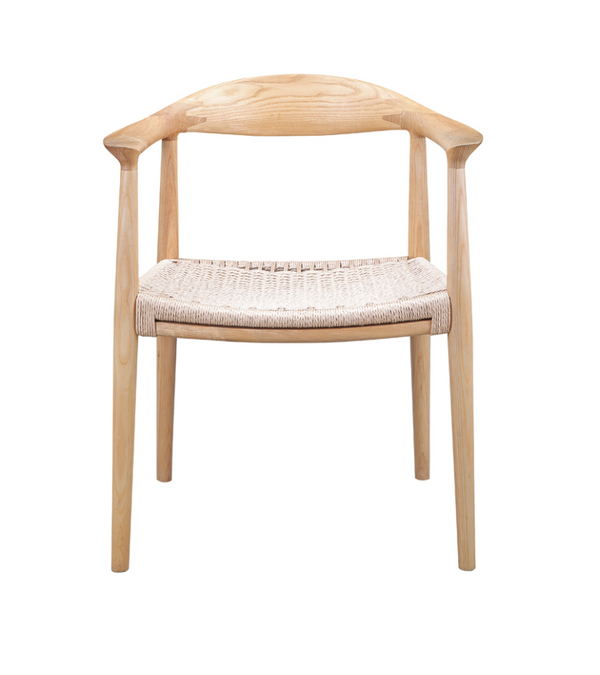 Kennedy Style Arm Chair in natural ash