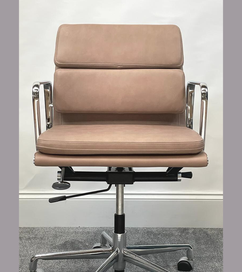 Neutral Office Chair | Stone Leather 217 Style Office Chair – Onske