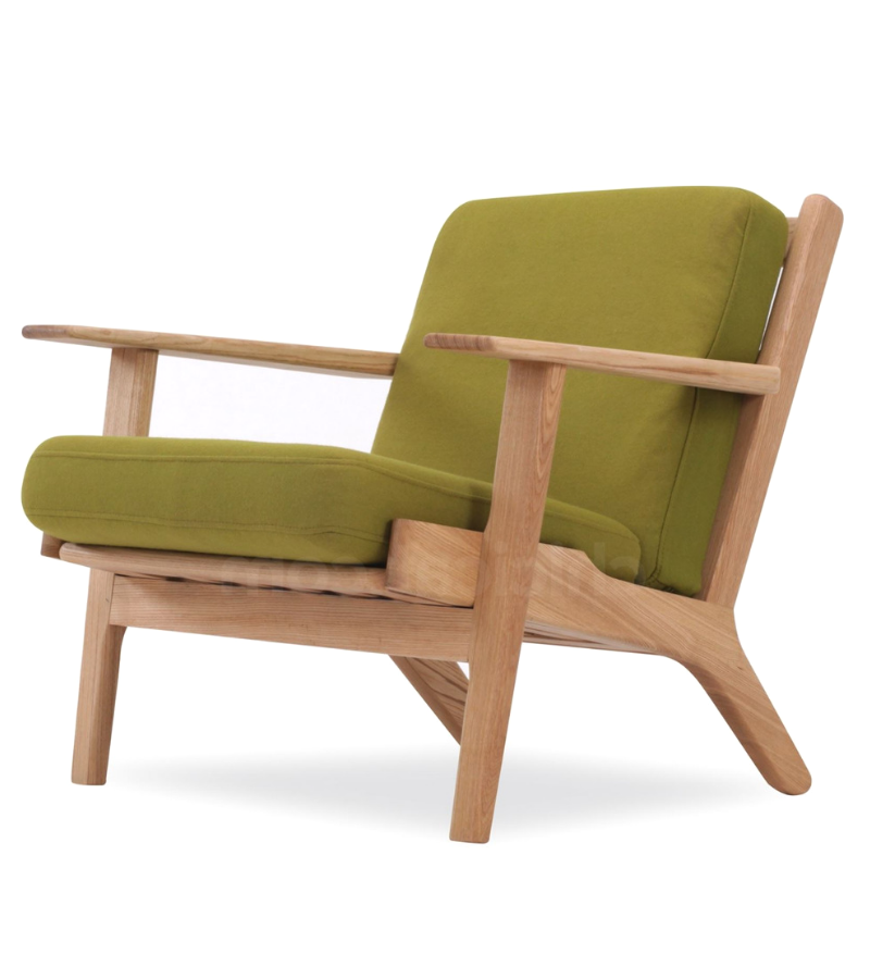 GE290 Plank Chair in Ash Wood Wegner Style - Onske