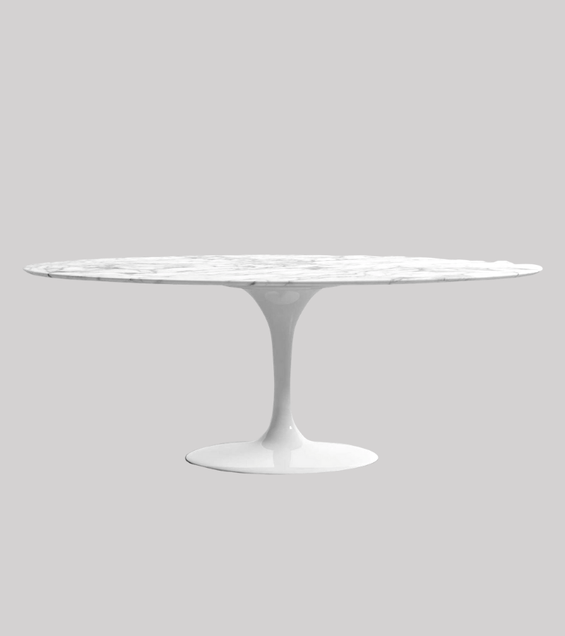 Oval Marble Dining Table Choice of Size | Onske