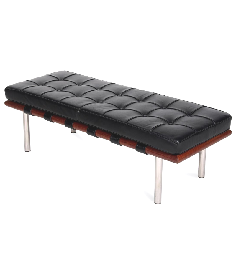 Barcelona Two Seat Bench in Premium Leather - Onske