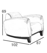 Bugatti Romero Style Chair in Premium Leather - Onske